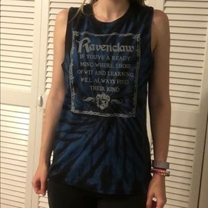 Harry Potter Ravenclaw Tie Dye Muscle Tank Top